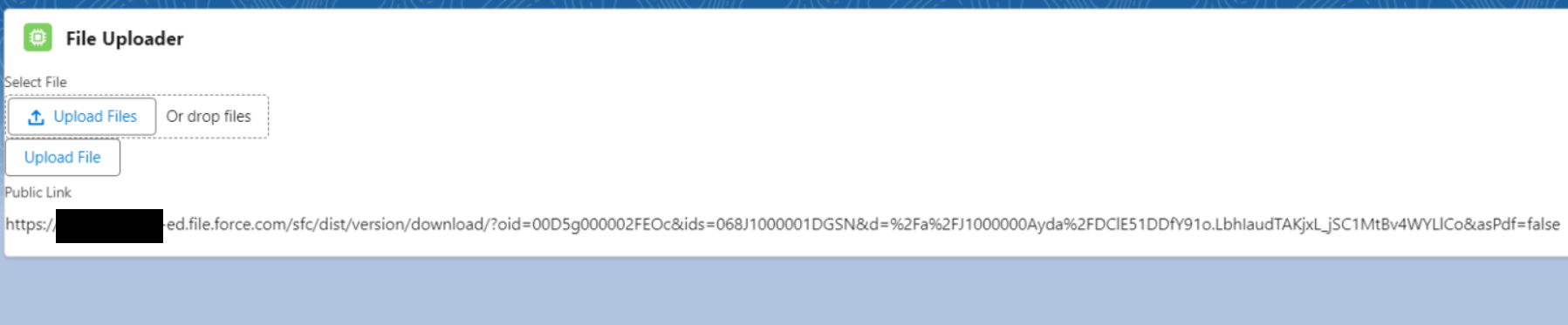 LWC Component for Image Upload